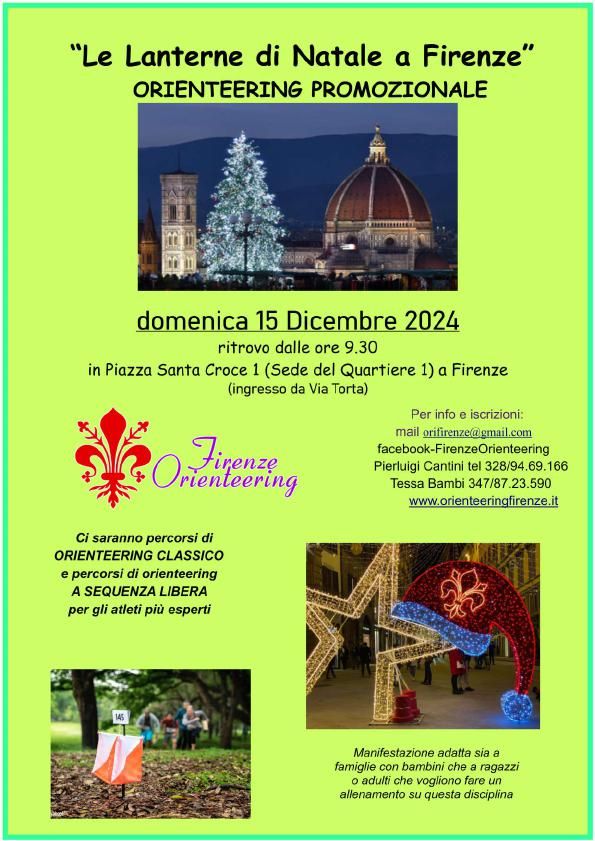 Volantino Lanterne Firenze 2024