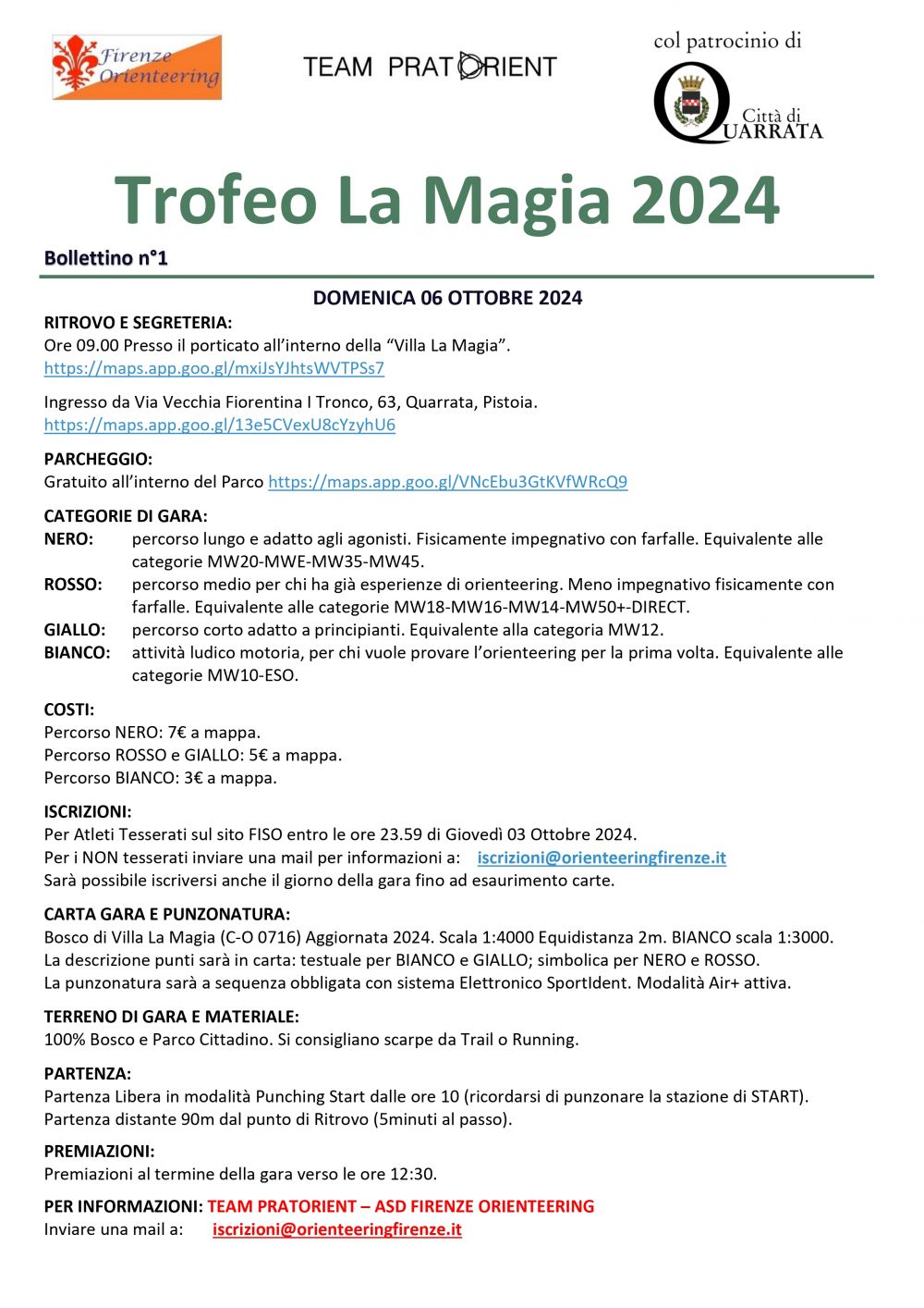 Bollettino Villa Magia 2024